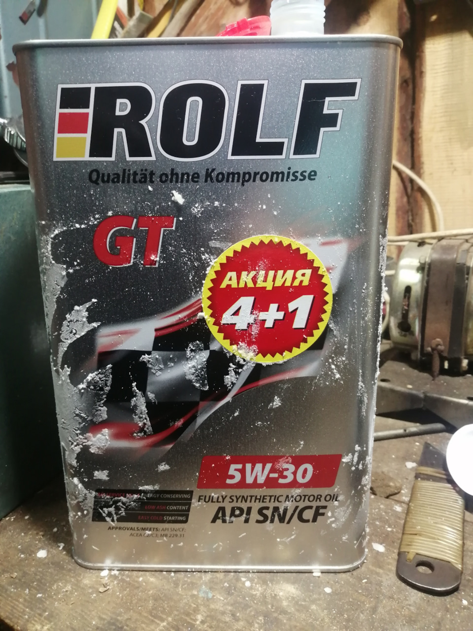 Переход на моторное масло Rolf — Chevrolet Cruze (1G), 1,6 л., 2011 .