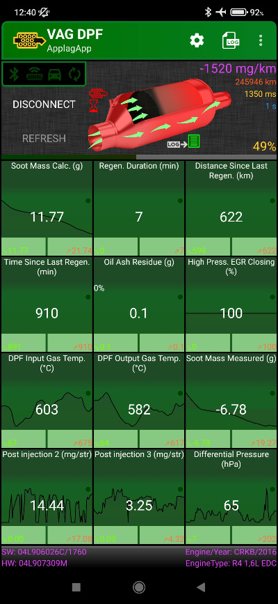 [32] Регенерация (промывка) сажевого (DPF) фильтра, замена охладителя ...