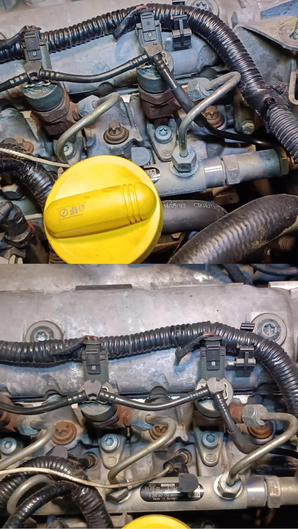 Протекла малышка) Течь масла из под клапанной крышки. — Renault Laguna ...