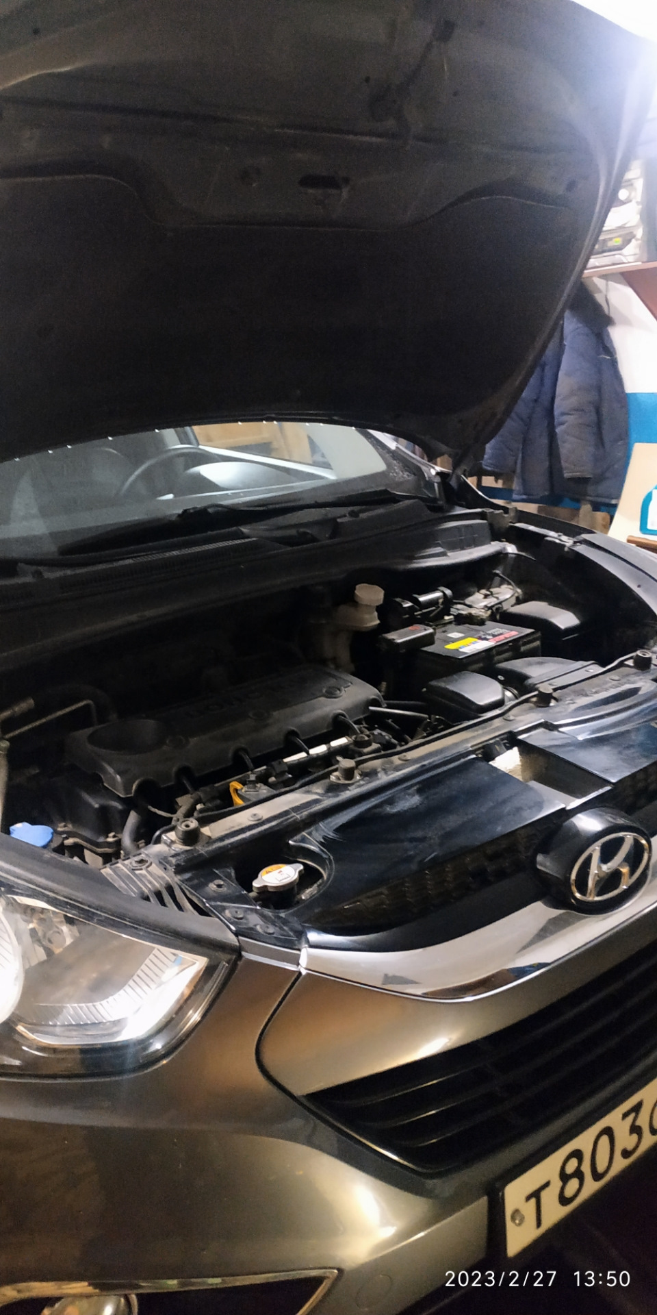Замена масла — Hyundai ix35, 2 л, 2013 года | плановое ТО | DRIVE2