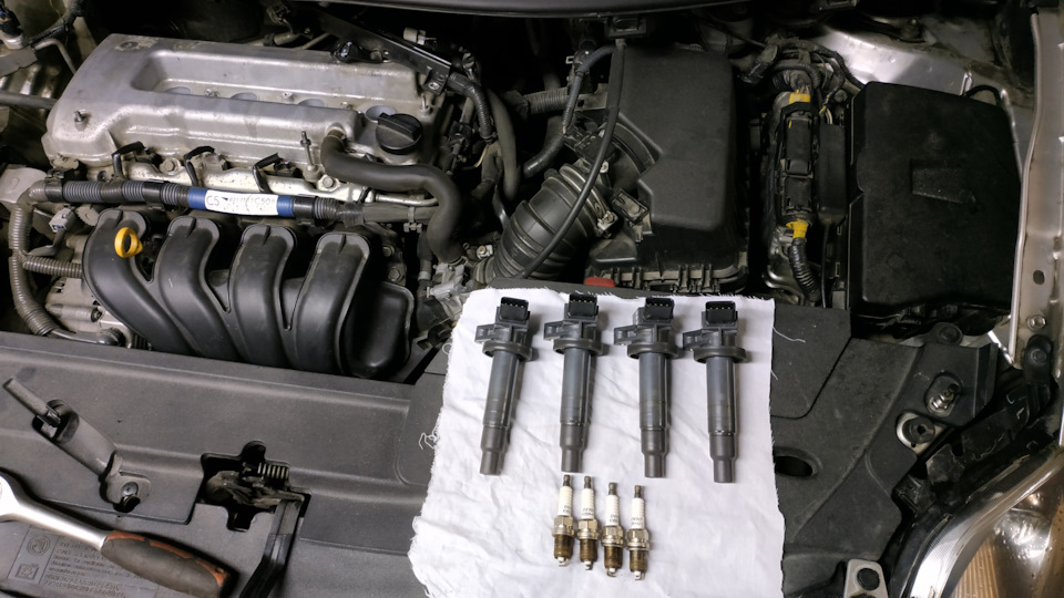 Замена свечей зажигания тайота аурис 120000км — Toyota Auris (1G), 1,4 ...