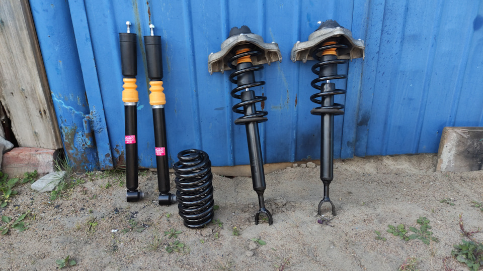 Замена пневмы на пружины на Audi A6 Allroad quattro (C6). Б/у | 45 000 ...