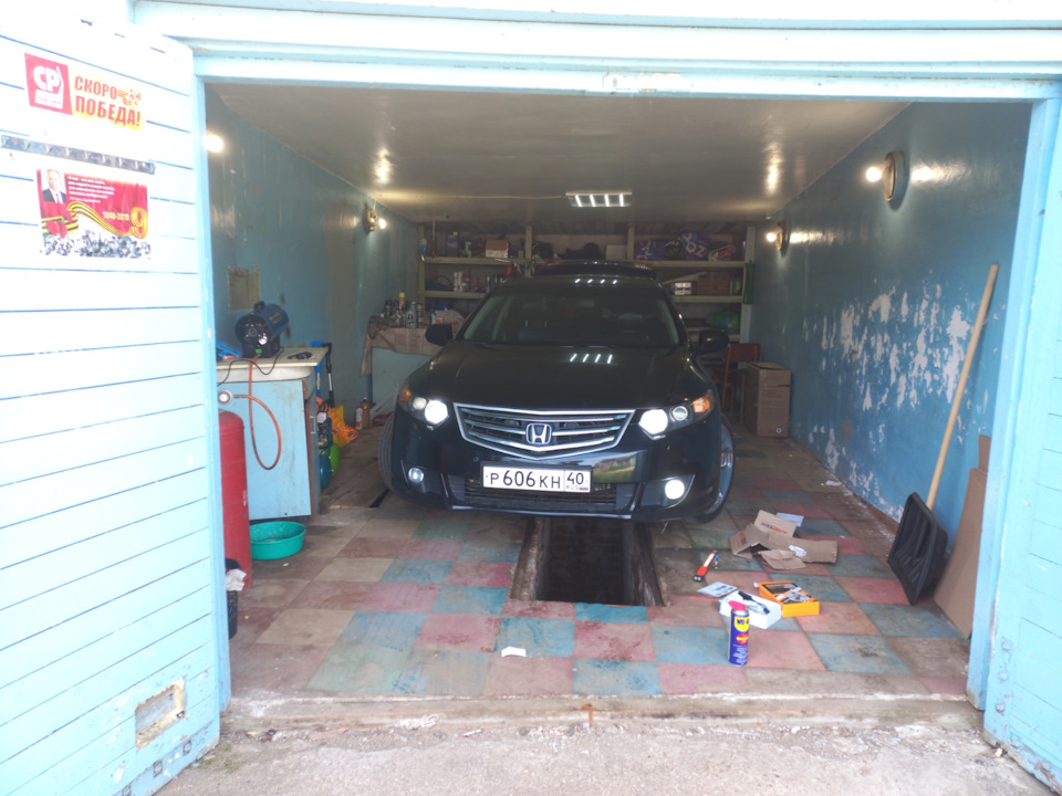 Диодные лампы в туманки H11 Airline — Honda Accord (8G), 2,4 л, 2008 ...