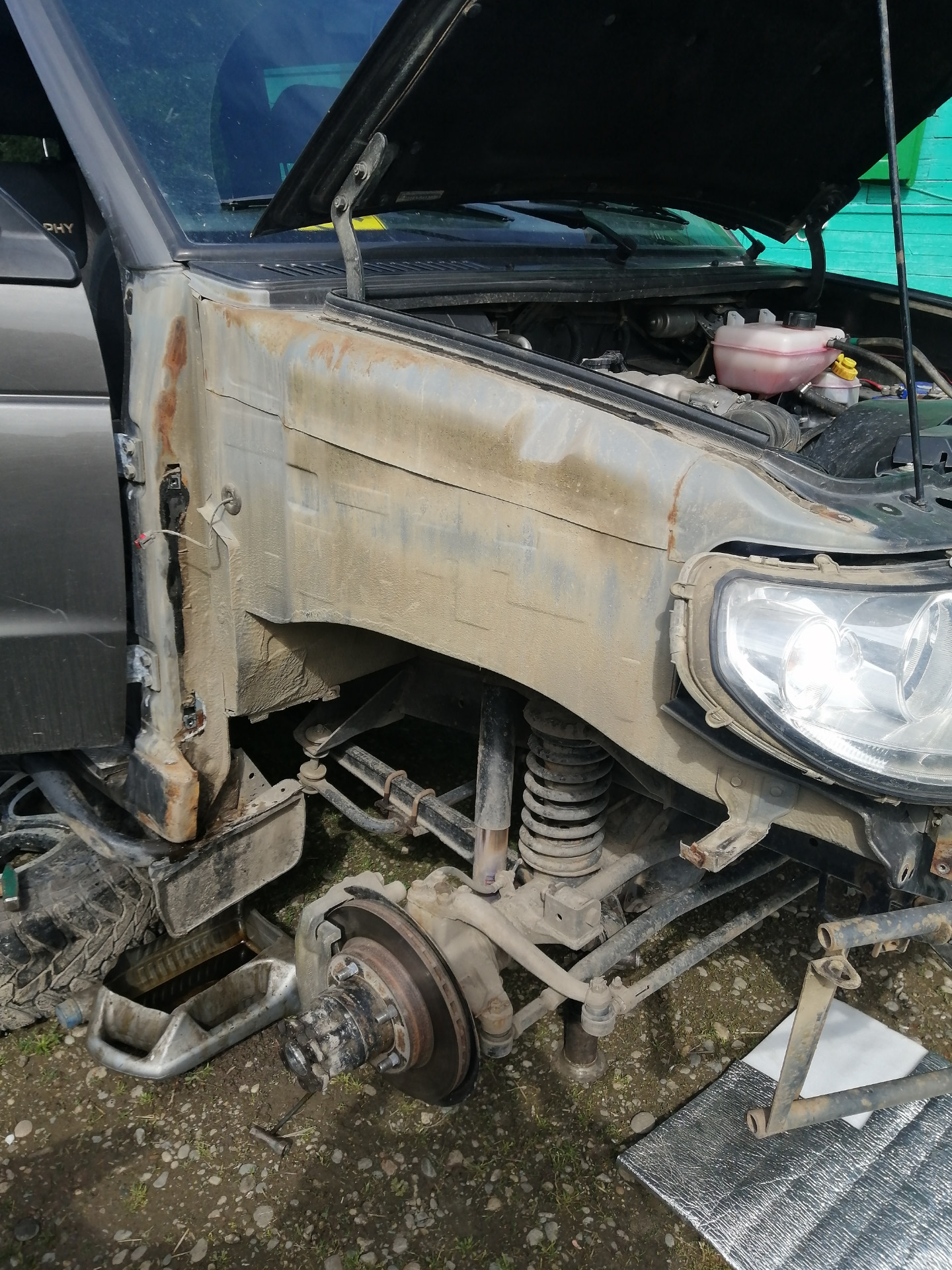 Антикор все же продолжаеться💪 — УАЗ Patriot, 2,7 л, 2013 года | своими ...