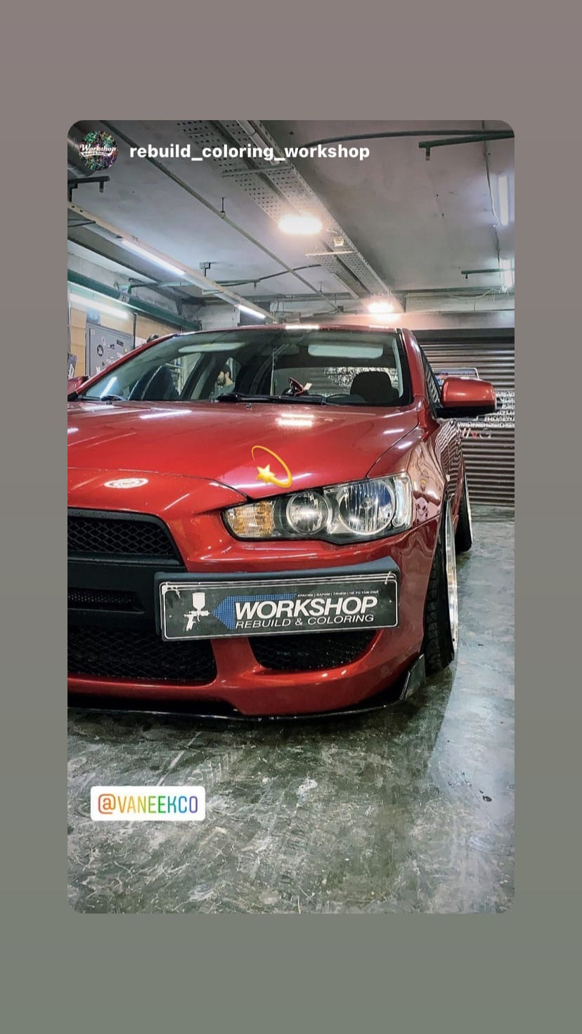 Универсальный сплиттер на Lancer X — Mitsubishi Lancer X, 1,5 л, 2007 года  | стайлинг | DRIVE2