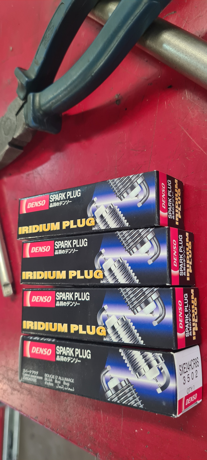 Замена иридиевых свеч фирмы DENSO — Honda Civic 4D (10G), 1,5 л, 2016 ...