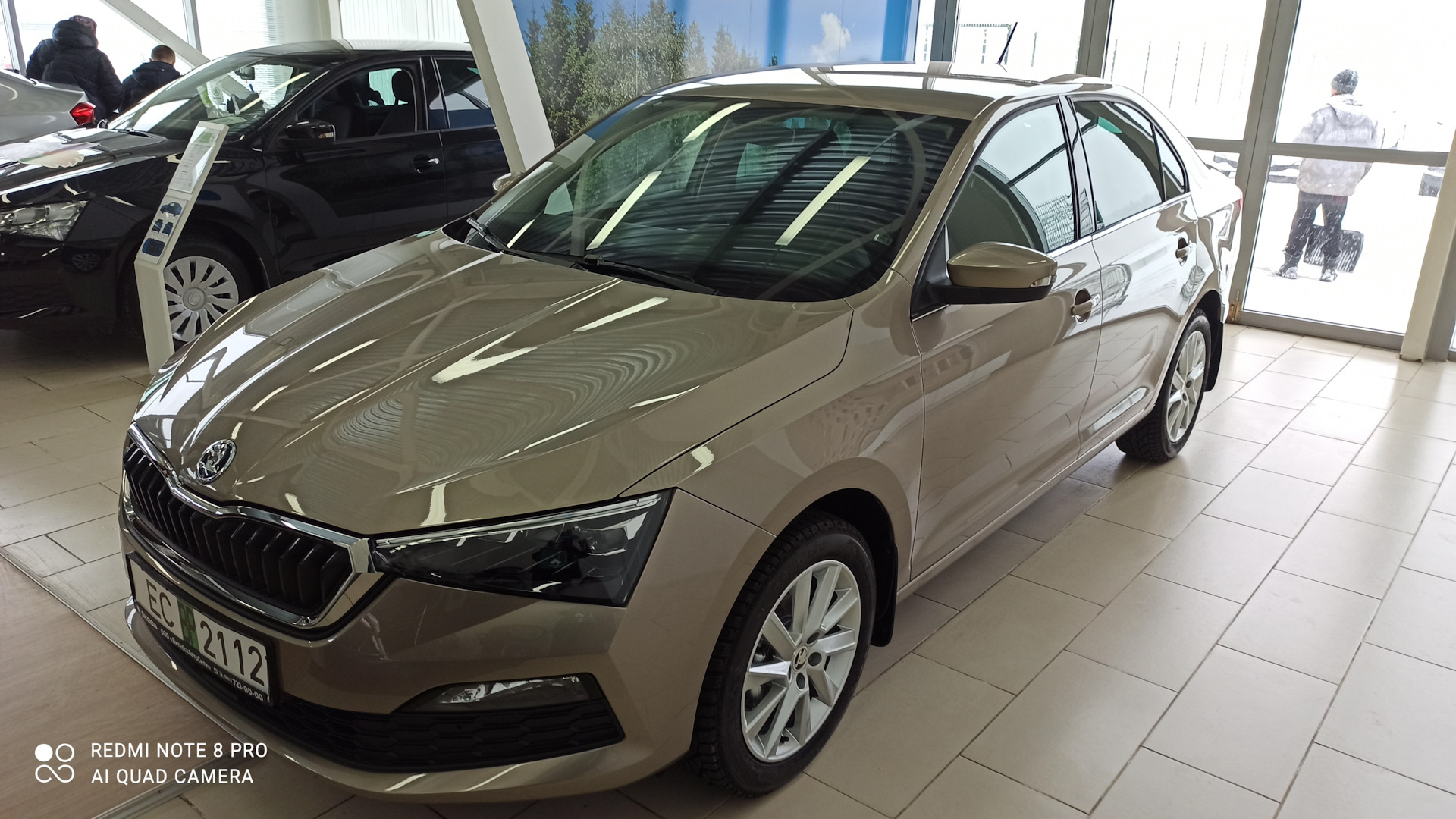 Skoda Rapid (2G) 1.6 бензиновый 2020 | Коричневый металлик 1.6 на DRIVE2