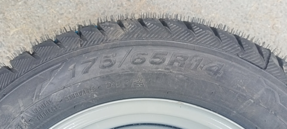 Колёса на зиму и переобувка — Lada Гранта (1G), 1,6 л, 2012 года ...
