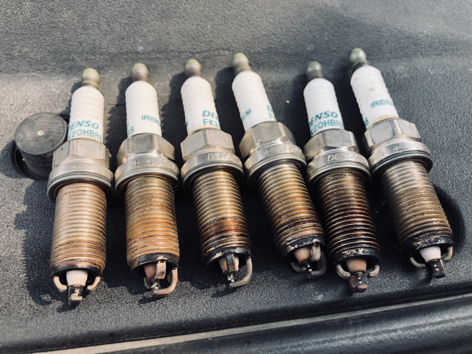 ТО — 90.000км, Замена свечей зажигания! — Toyota Camry (XV70), 3,5 л ...