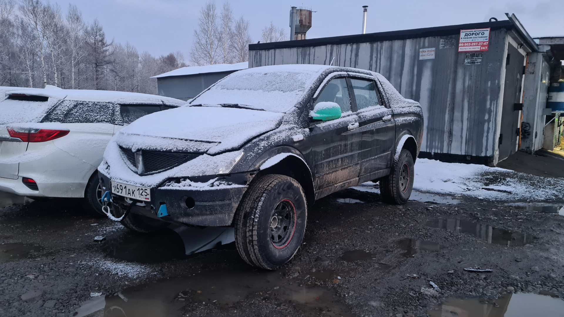 SsangYong Actyon Sports (1G) 2.0 дизельный 2007 | 33×12.5 R15 на DRIVE2