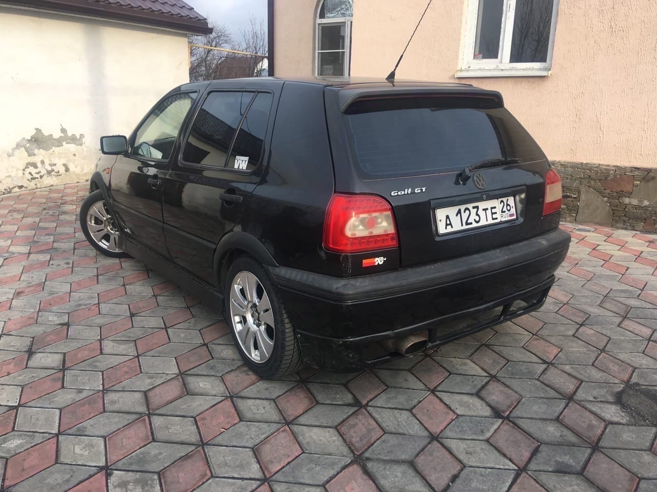 Разбор golf. Гольф 6 ГТИ авария.