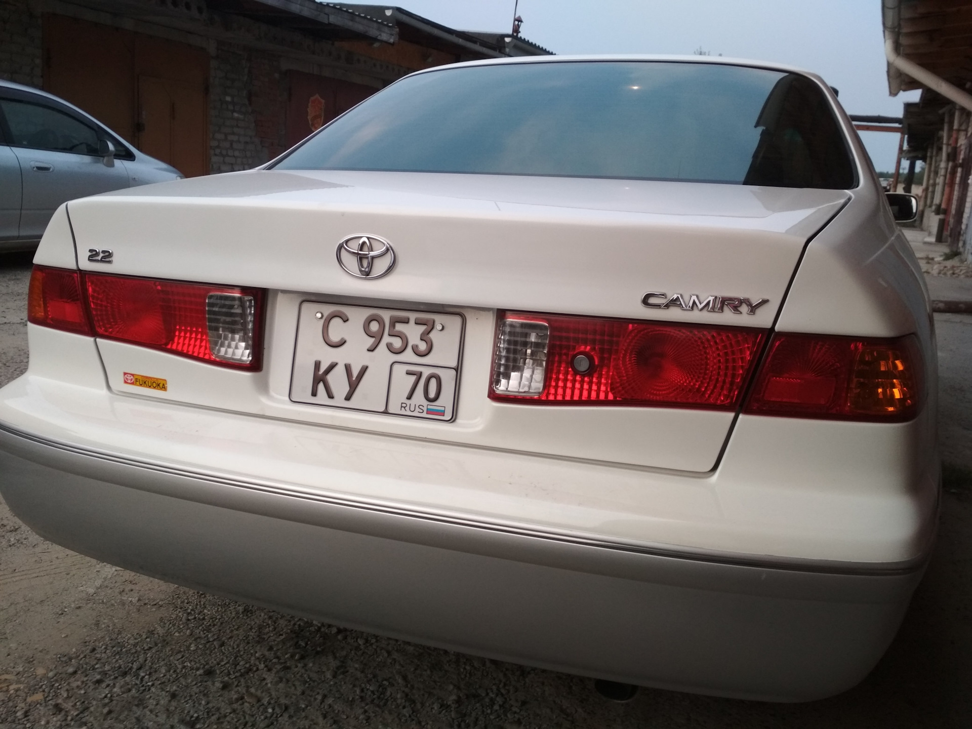 Новые ГОСТ номера — Toyota Camry Gracia, 2,2 л, 2000 года | аксессуары |  DRIVE2