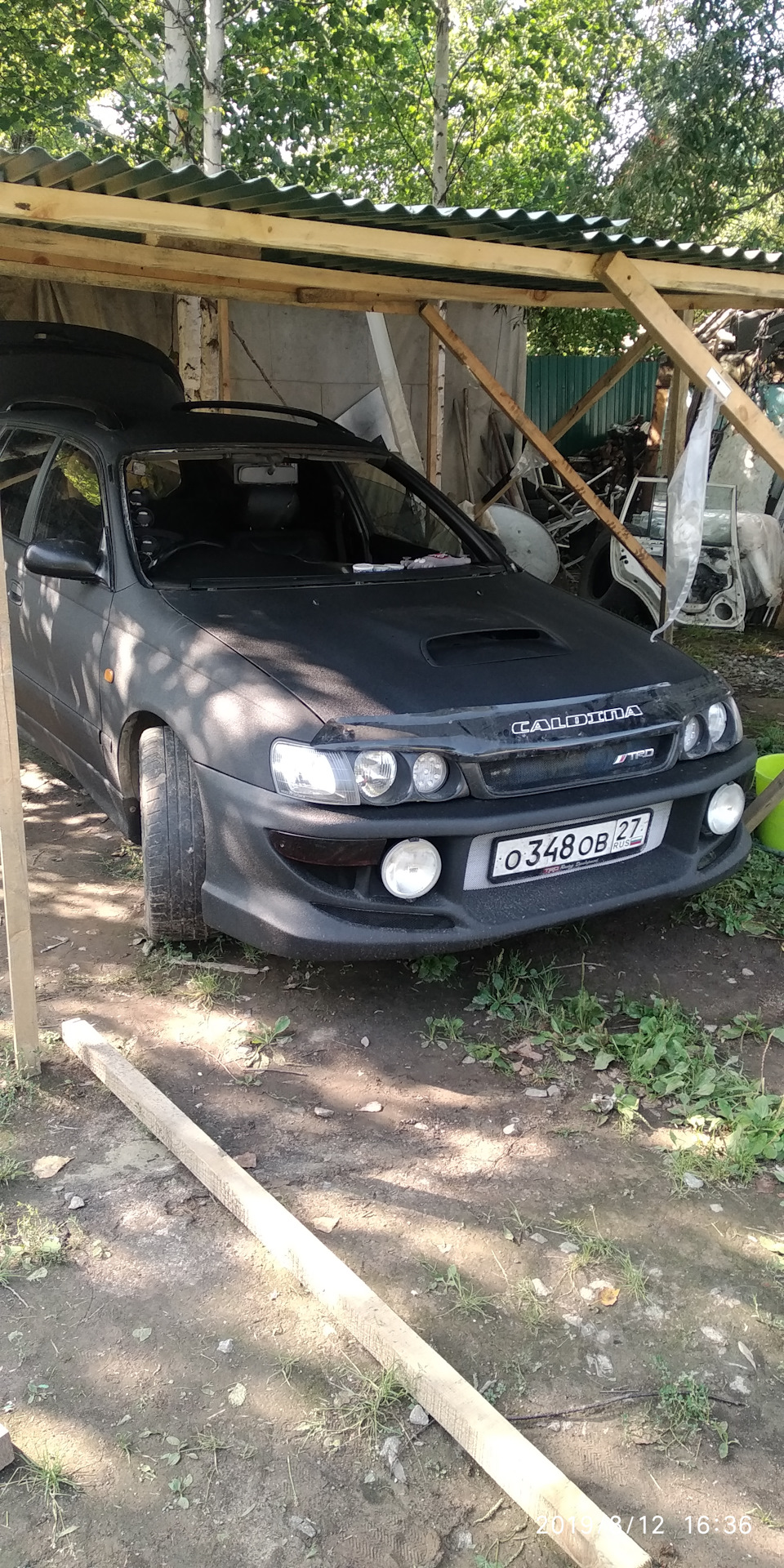 Хочешь сделать хорошо- сделай сам) Покраска в круг) — Toyota Caldina (190),  2 л, 1993 года | кузовной ремонт | DRIVE2