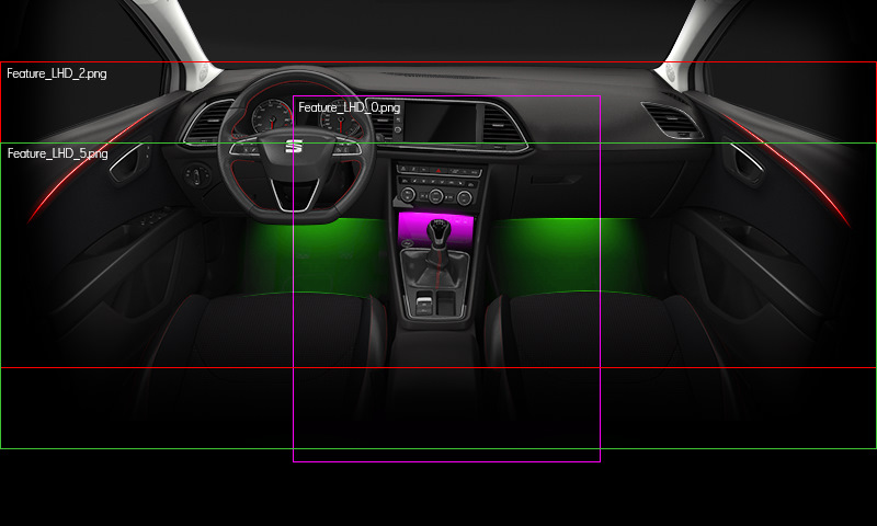 Additional Ambient Lighting Zones And Controls Seat Leon Fr Mk3 1 5 л 2020 года другое Drive2