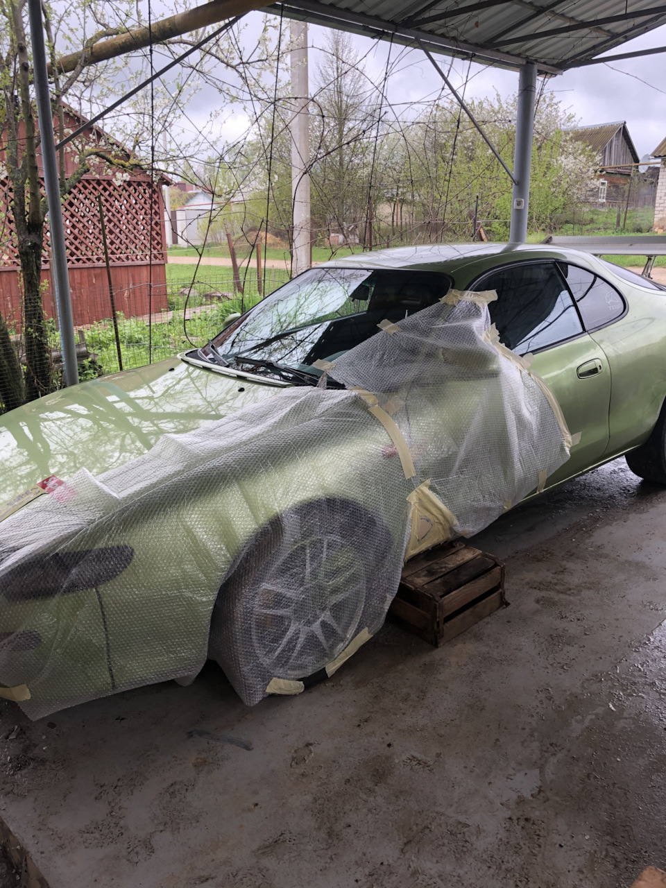 Удаление большого жука с двери — Toyota Celica (180), 1,6 л, 1993 года |  кузовной ремонт | DRIVE2