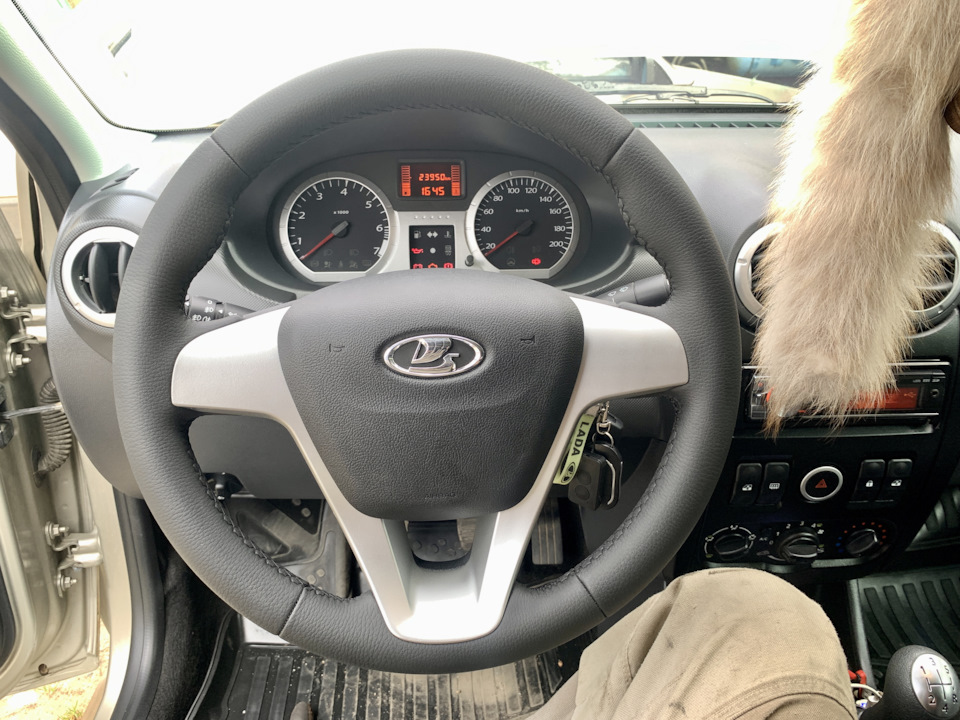 Руль Веста на Ларгус — Lada Ларгус, 1,6 л, 2020 года | тюнинг | DRIVE2