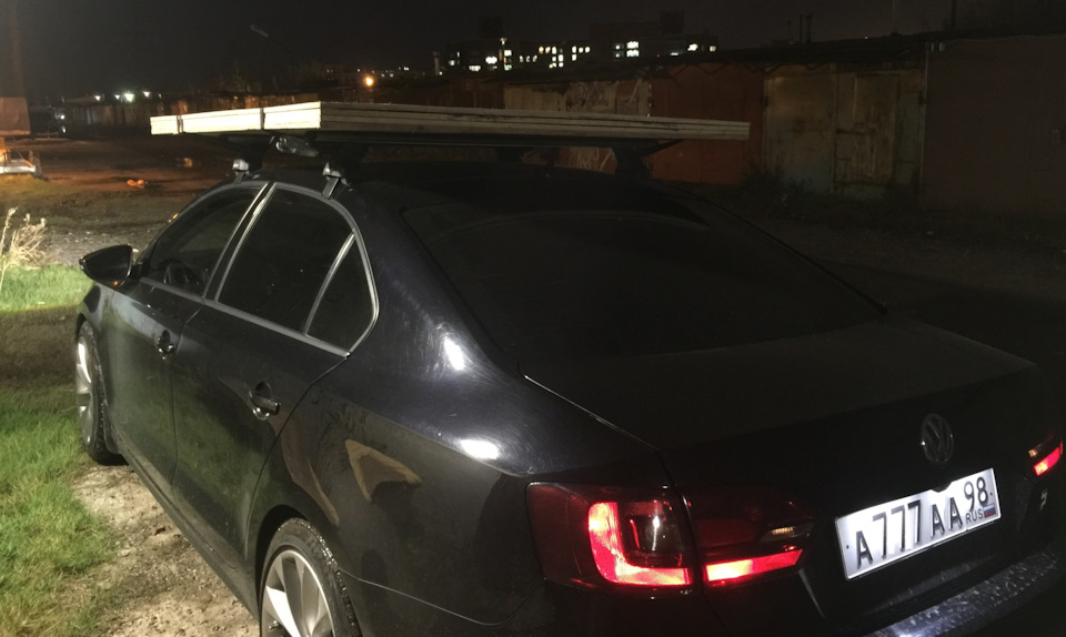 багажник на джетту 6 — Volkswagen Jetta VI, 1,4 л, 2012 года ...