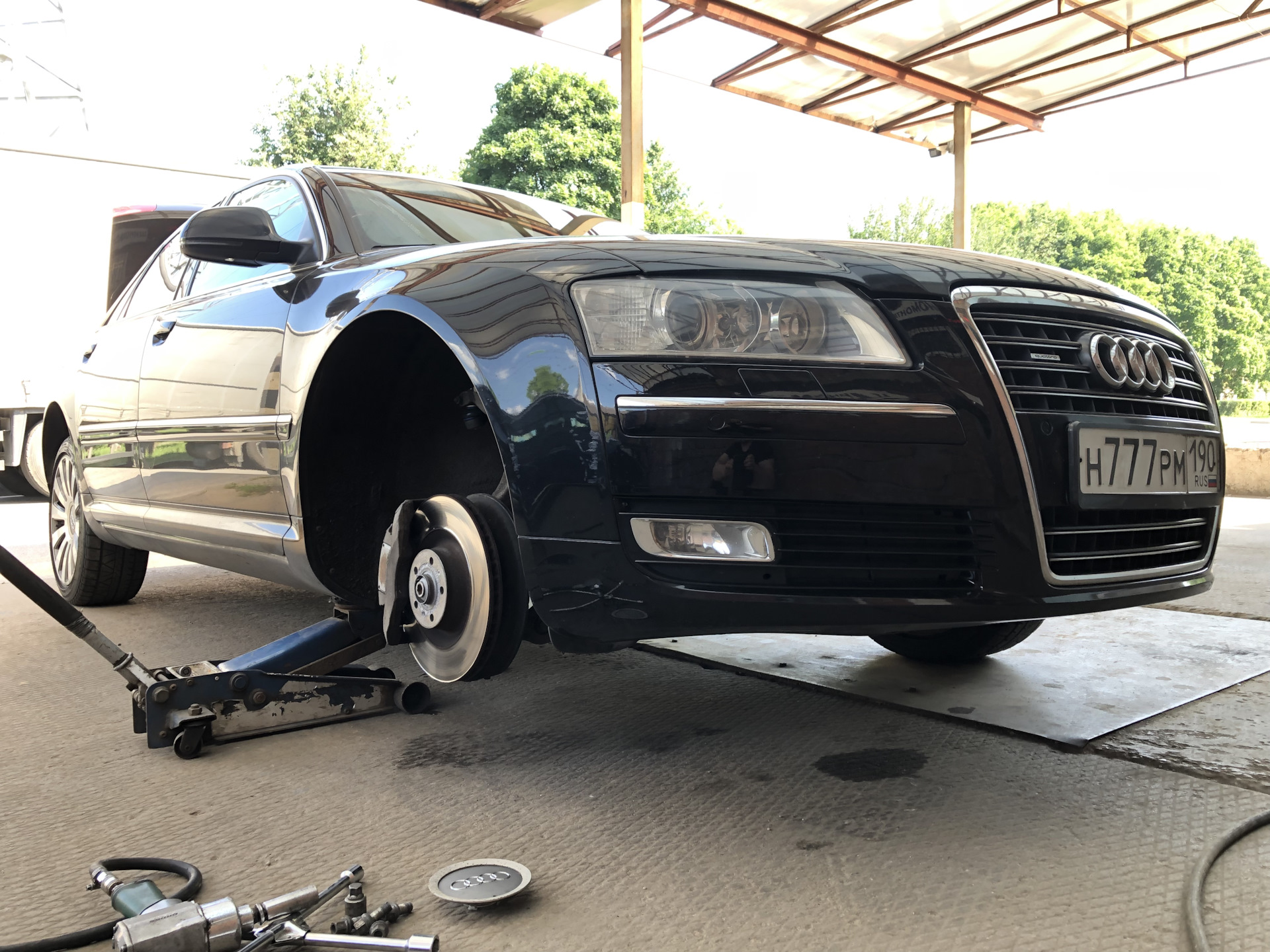 Заехал диски прокатать — Audi A8 (4E), 4,2 л., 2007 года | визит на ...