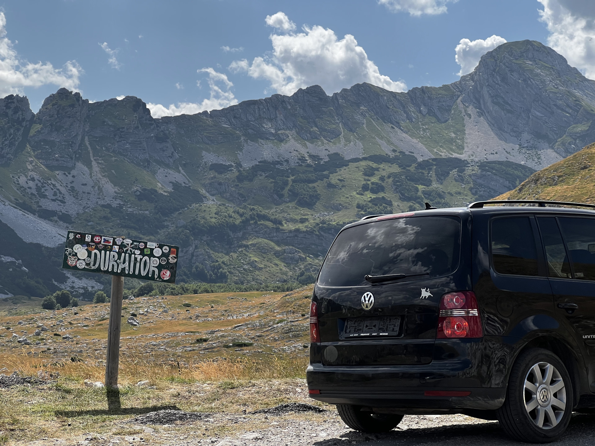 Выезд в горы: парк Дурмитор. CG — Volkswagen Touran (1G), 1,9 л, 2008 ...
