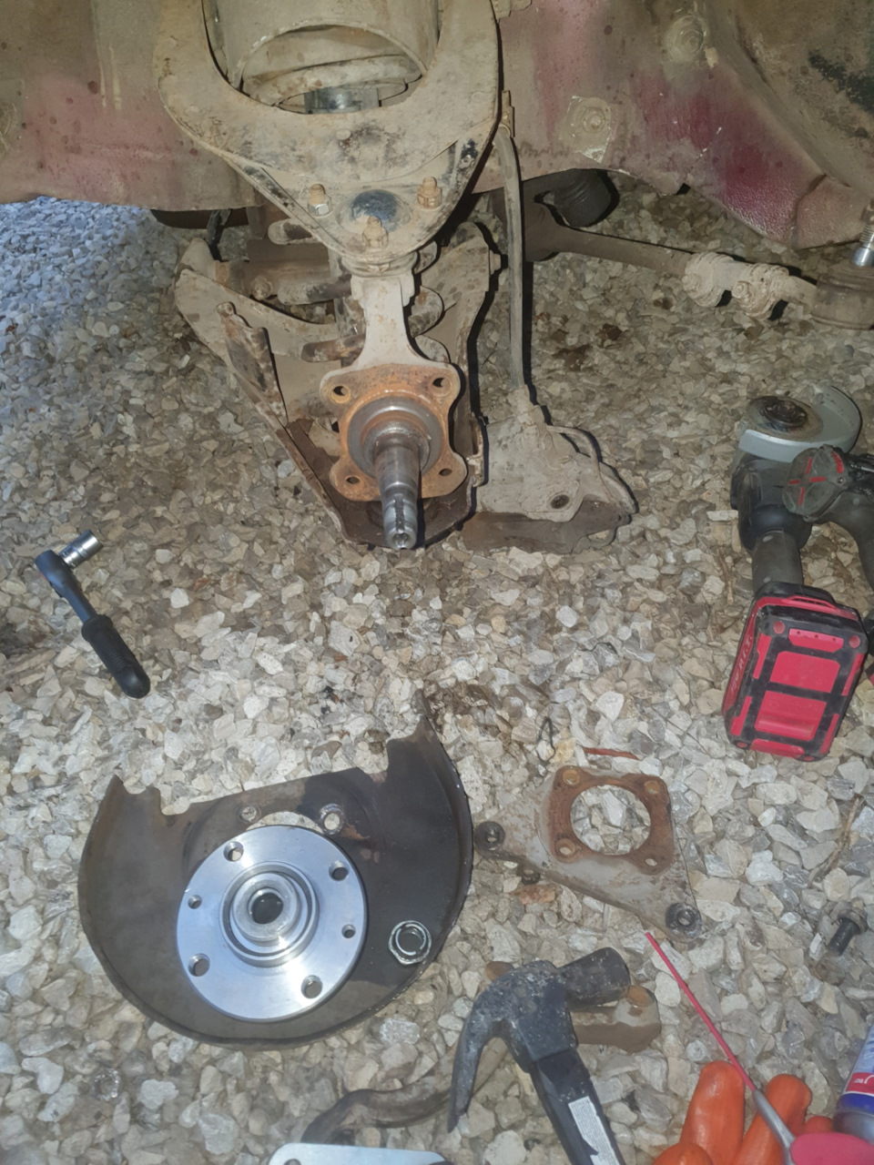 Ступицы 2108 на классику/Тормоза 2112 на классику — Lada 21053, 1,5 л ...