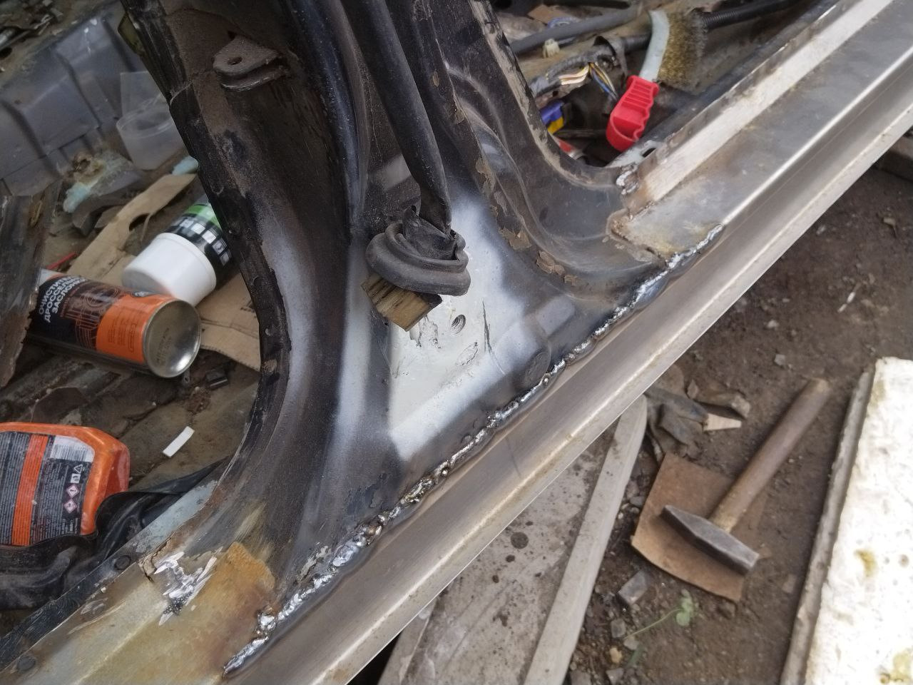 Как переварить пороги на Honda Accord 5. Полный гайд даже для самого ...