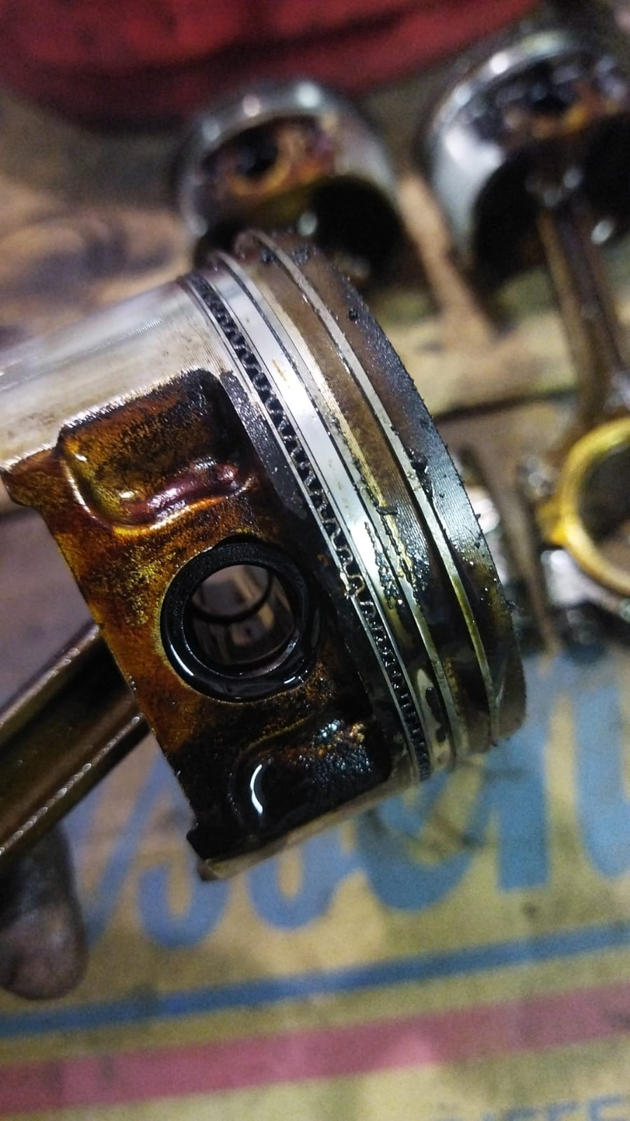 Начат ремонт двигателя. — Mitsubishi Lancer IX, 1,6 л, 2006 года ...