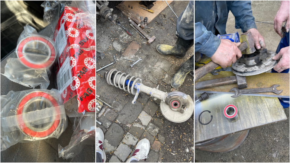 17. Замена ступичных подшипников — Lada 2114, 1,5 л, 2004 года ...