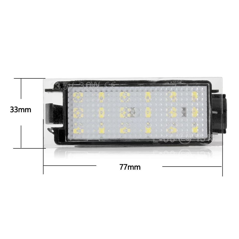 Светодиодная подсветка номера — Renault Megane II, 1,6 л, 2005 года ...