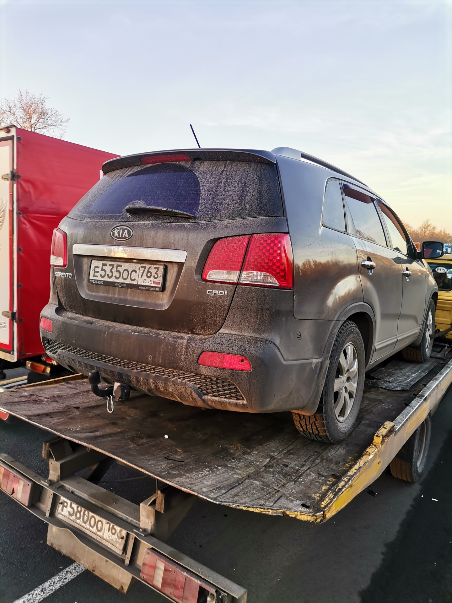 Поломка на трассе м5 — KIA Sorento (2G), 2,2 л, 2012 года | поломка | DRIVE2