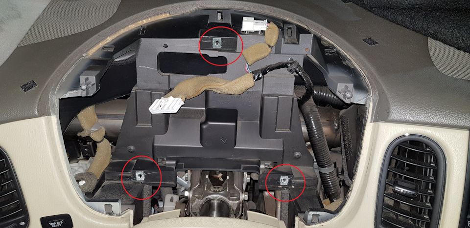 Infiniti jx35 как снять щиток приборов Замена подсветки экранчика приборной панели - Infiniti EX, 3,5 л, 2008 года стай