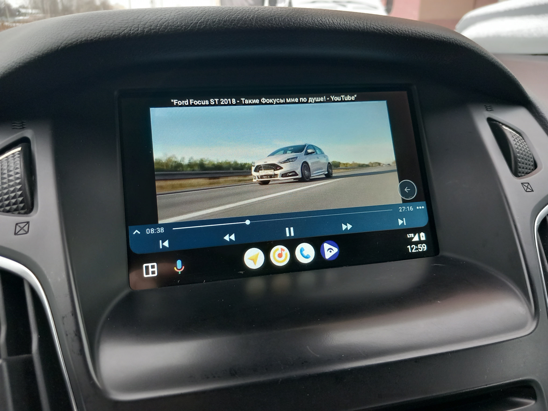 Youtube, IpTV, веб браузер, просмотр видео через Android Auto на sync3 —  Ford Focus III Hatchback, 1,6 л, 2013 года | электроника | DRIVE2