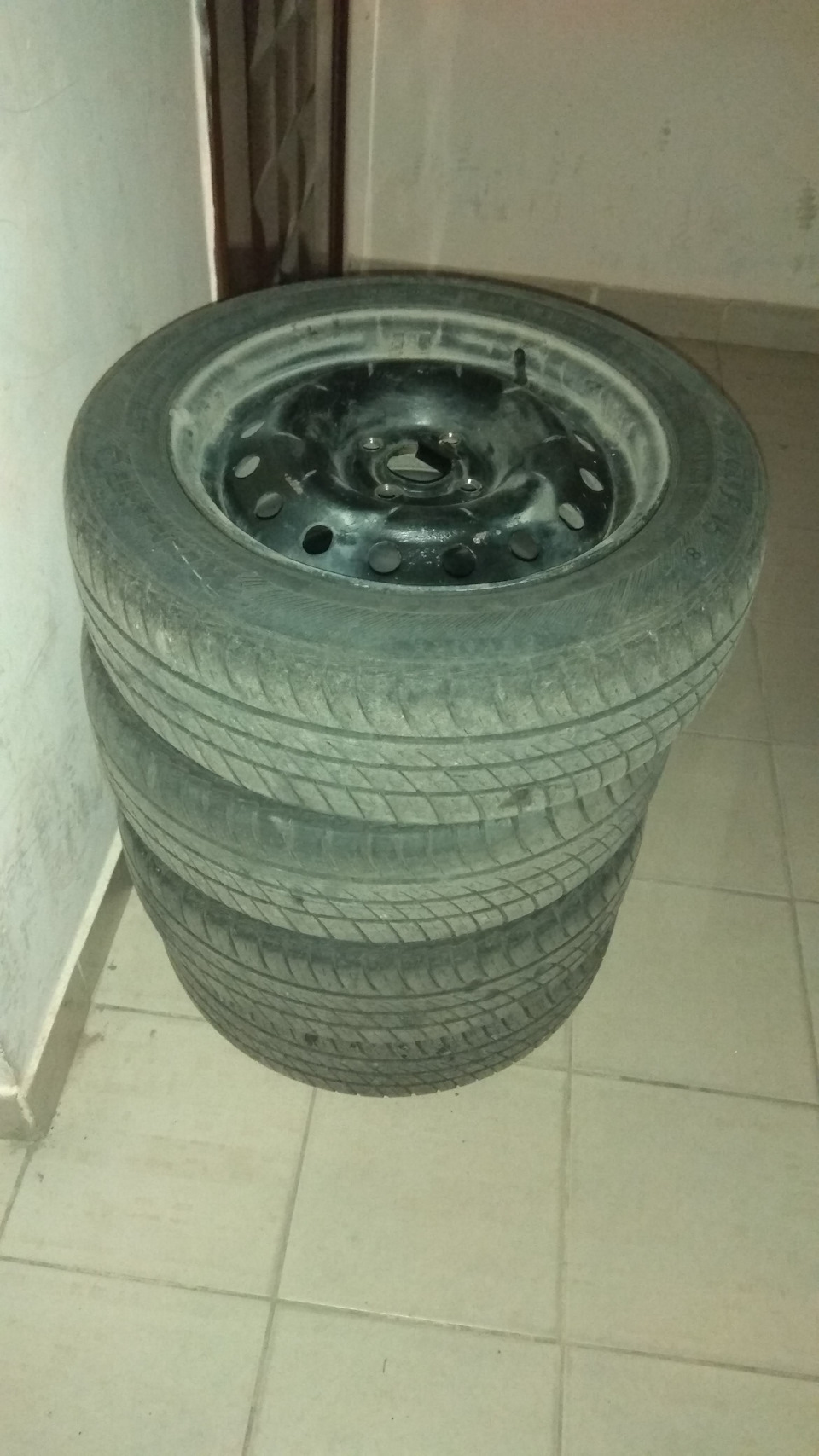 Летние колеса. Уже — Chevrolet Aveo Sedan (1G), 1,5 л, 2007 года | шины ...