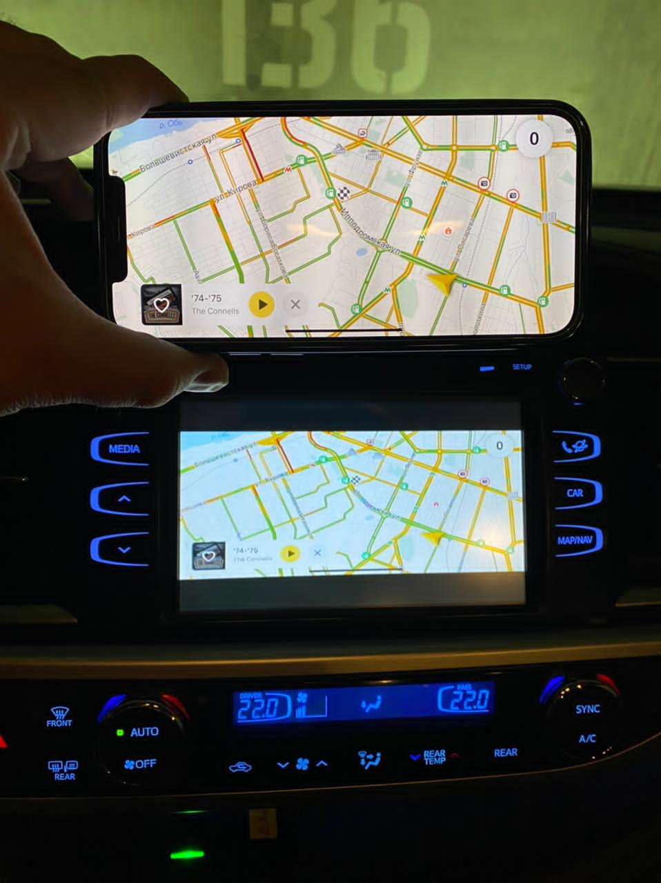 Airplay или mirror link с телефона — Toyota Highlander (XU50), 3,5 л, 2014 года | автозвук | DRIVE2