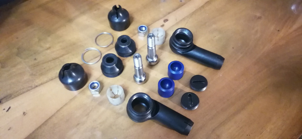 Переделка рулевых наконечников на безлимитники. — Audi 100 (C4), 2,8 л ...