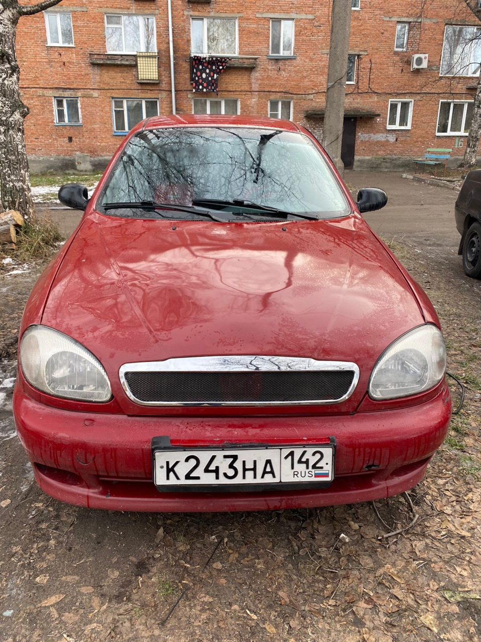 Сетку купили, решетку восстановили — Chevrolet Lanos, 1,5 л, 2008 года ...