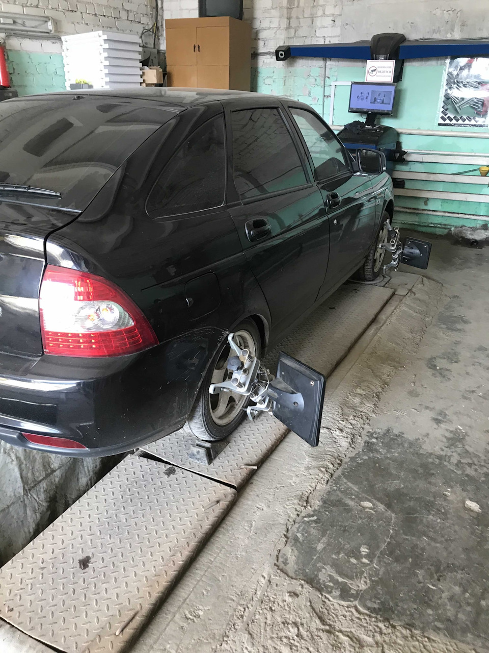 [19] Наконечники, шаровые, пружины = Развал-схождение — Lada Приора ...