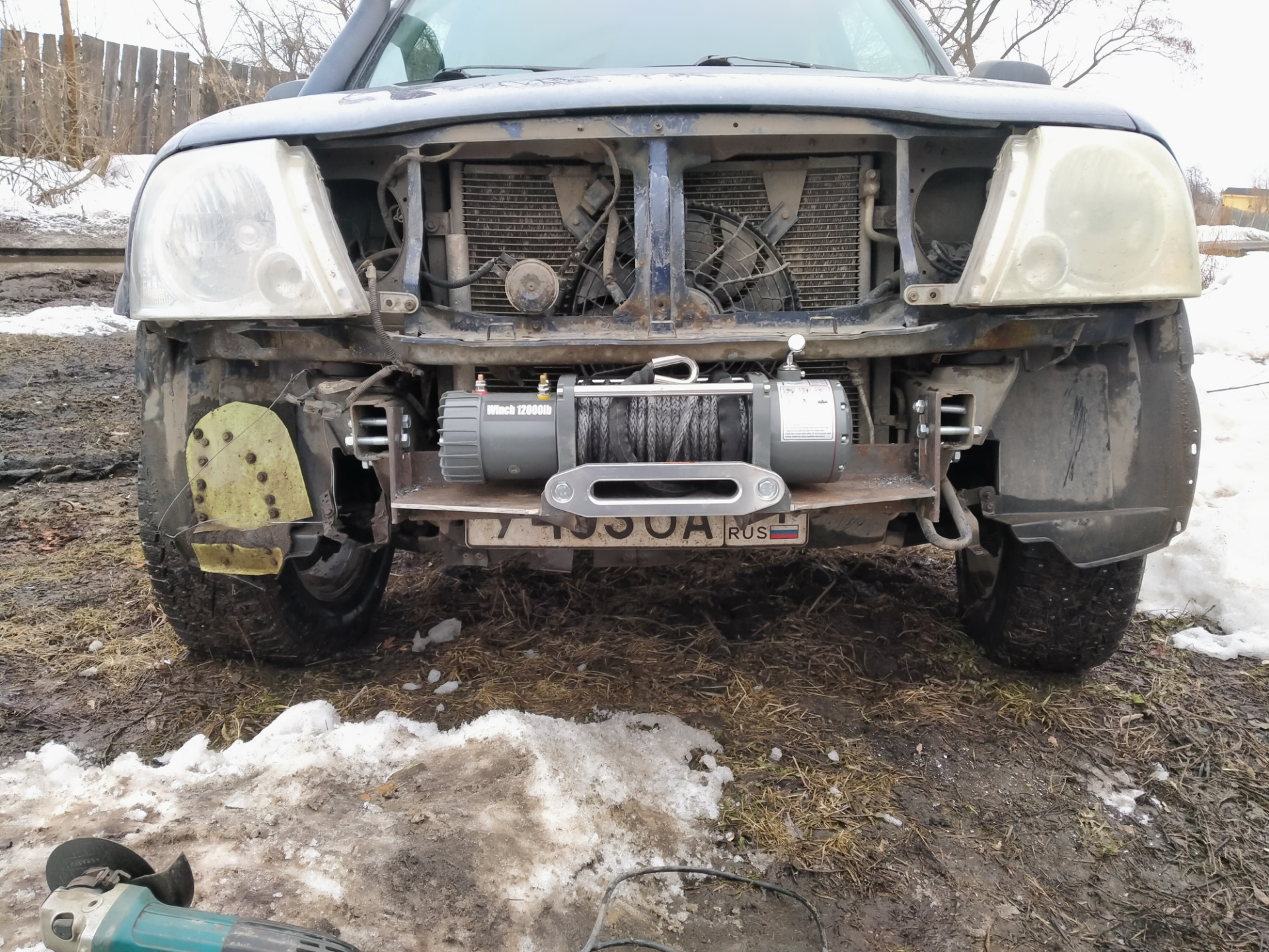 Лебёдку мне в бампер Сузуки гранд Витара хл — Suzuki Vitara XL7, 2,7 л ...