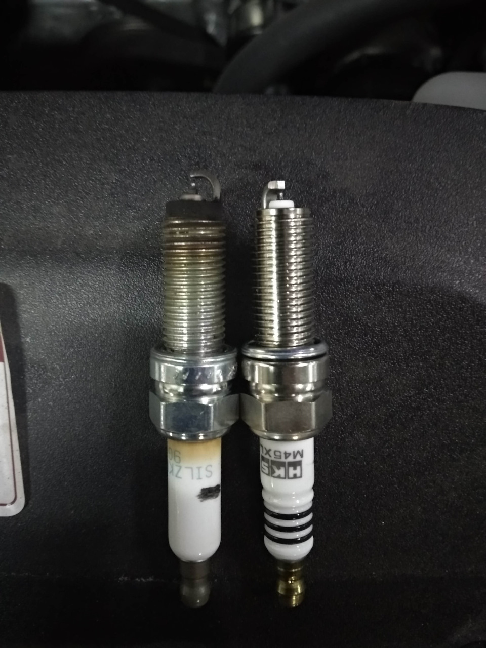 Установка свечей HKS M45XL на Kia Stinger (g4kl) — KIA Stinger, 2 л ...