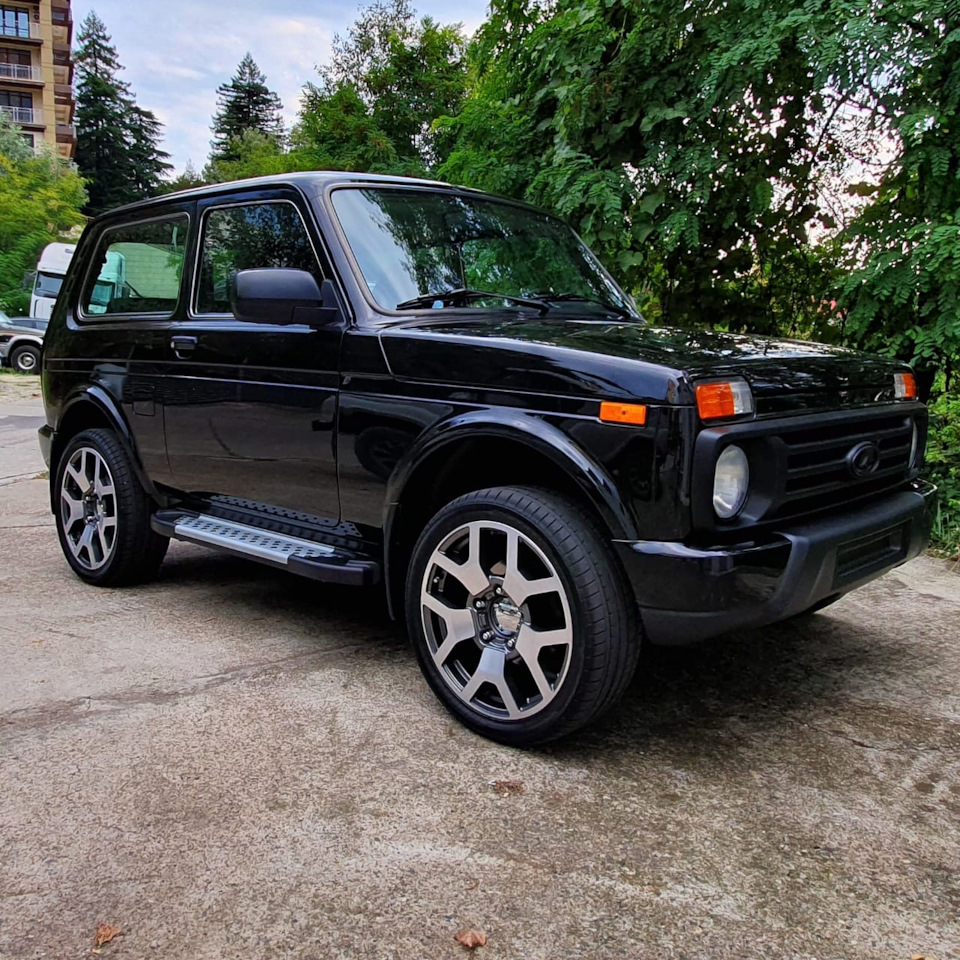 Литые диски 7Jx18 ET-35 5x139,7 на Lada 4x4 3D. | 59 000 ₽ в городе Сочи |  DRIVE2