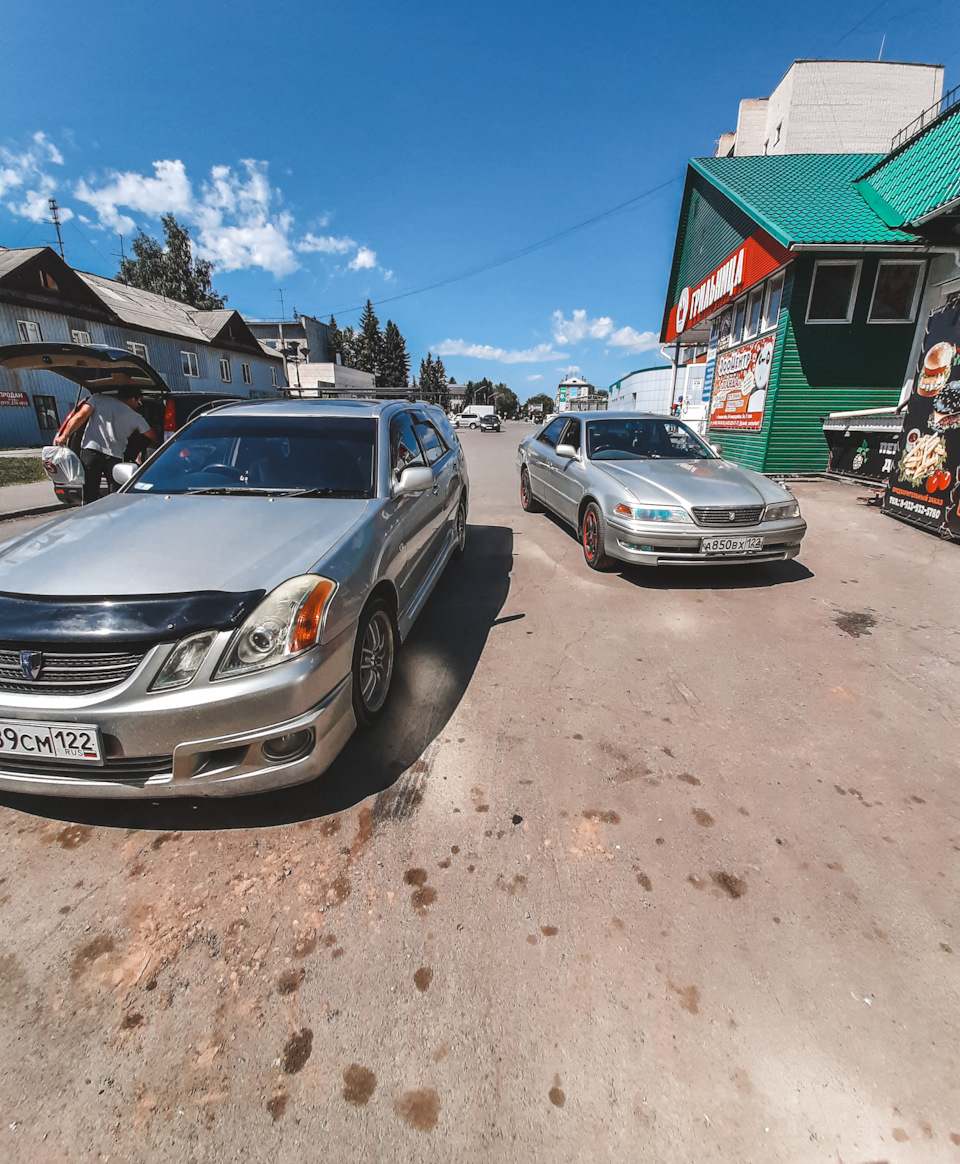 5. Заезд с 100 марком на бимсе, новые тормоза, химчистка — Toyota Mark II  Blit, 2,5 л, 2002 года | просто так | DRIVE2