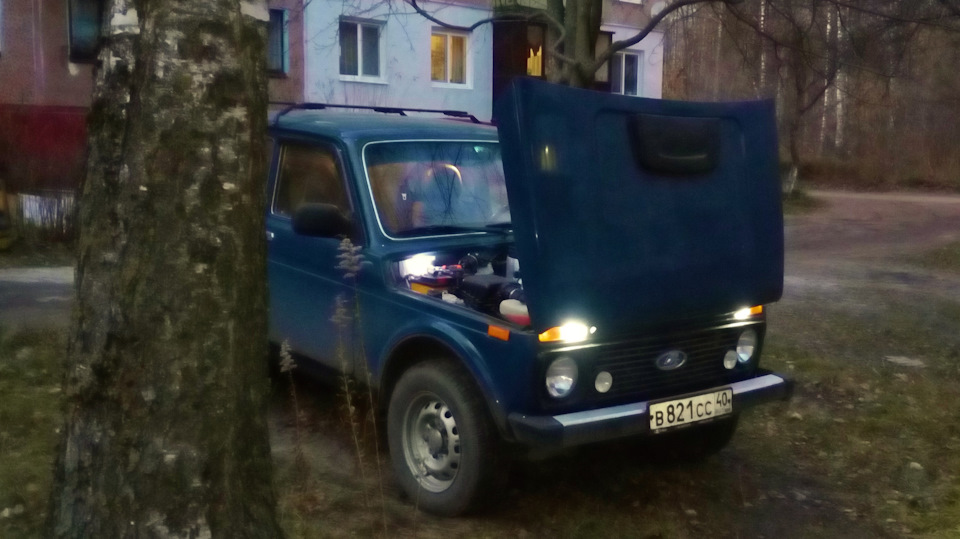 Нивка Синька. Натяжитель Исай. Регулировка натяжения цепи. — Lada 4x4 ...