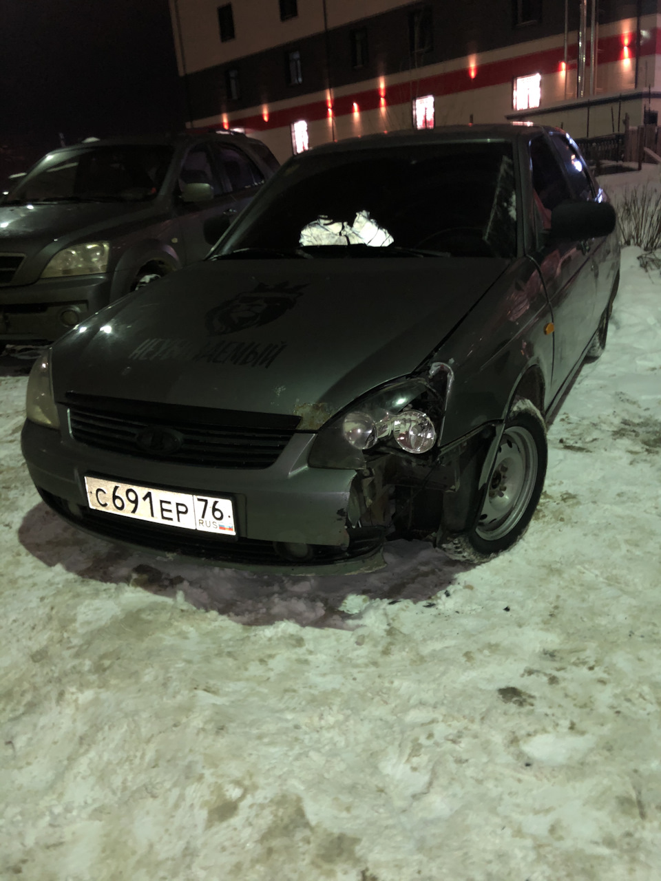 Столбов бояться — боком не ездить — Lada Приора хэтчбек, 1,6 л, 2011 года |  запчасти | DRIVE2