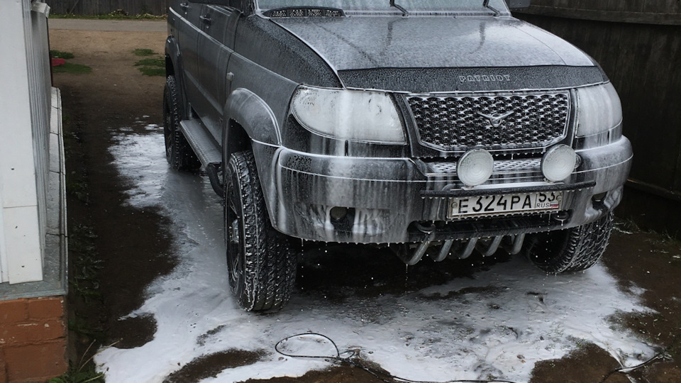 УАЗ Patriot 2.7 бензиновый 2012 | (авантюрин металлик) на DRIVE2