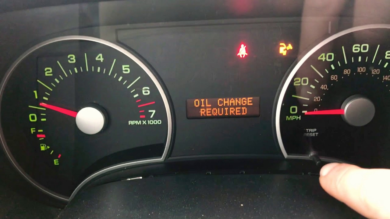 Oil change required