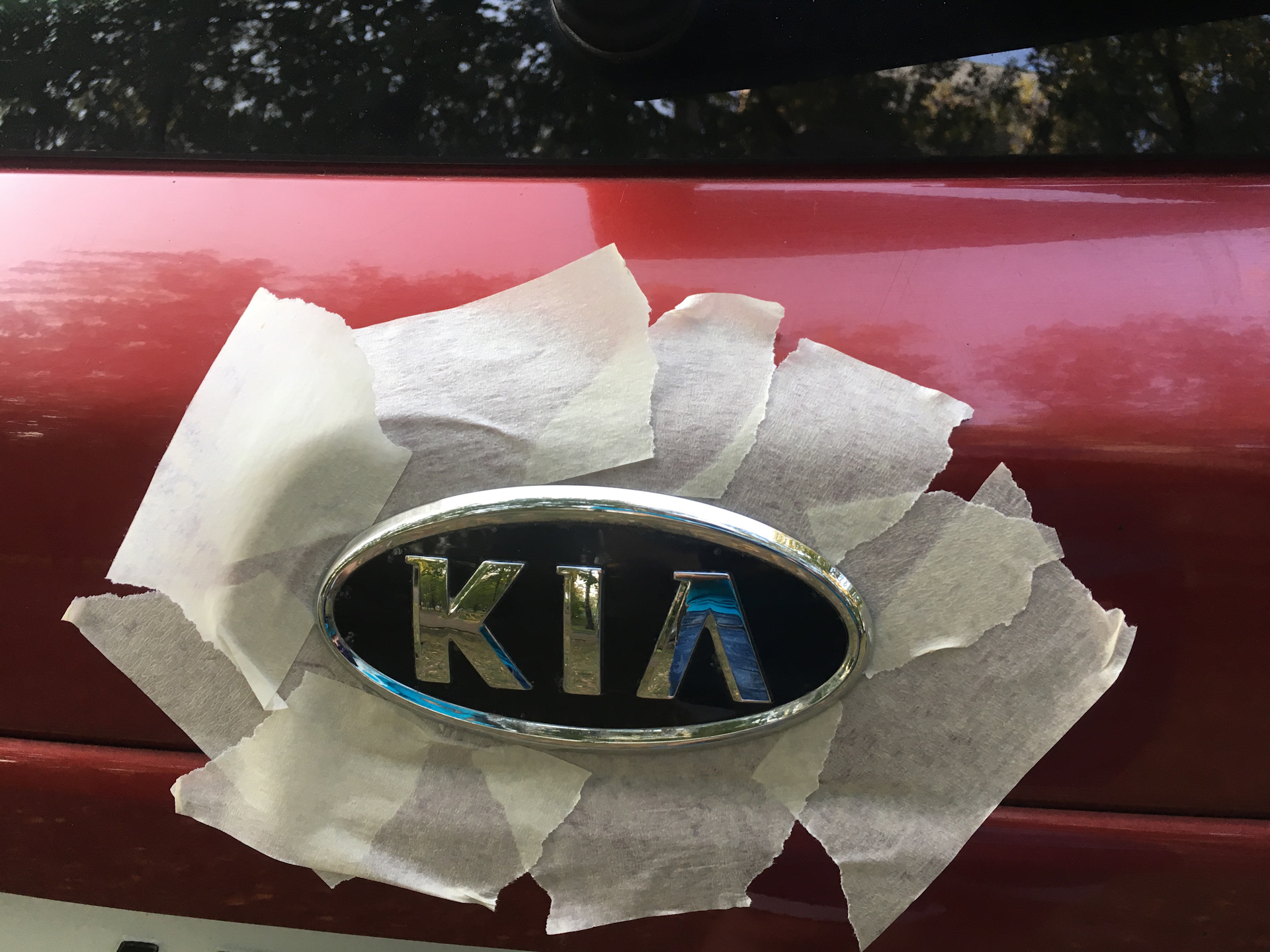 Как снять шильдик киа рио 3 Эволюционируем - установка Шильдиков Kia Evolution - KIA Ceed (1G), 1,6 л, 2011 