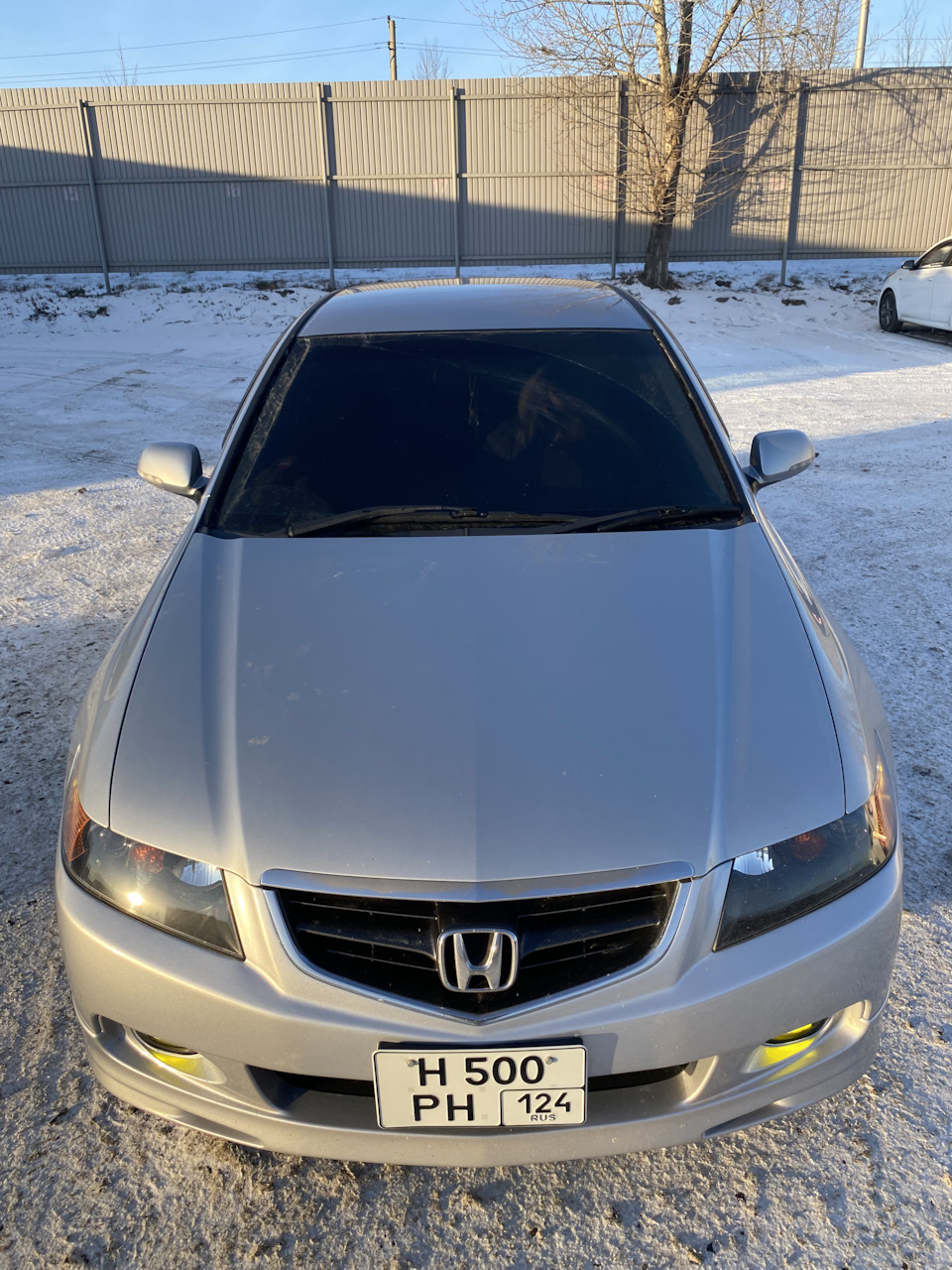 Квадратный номер на перед 👍 — Honda Accord (7G), 2,4 л, 2002 года | просто  так | DRIVE2