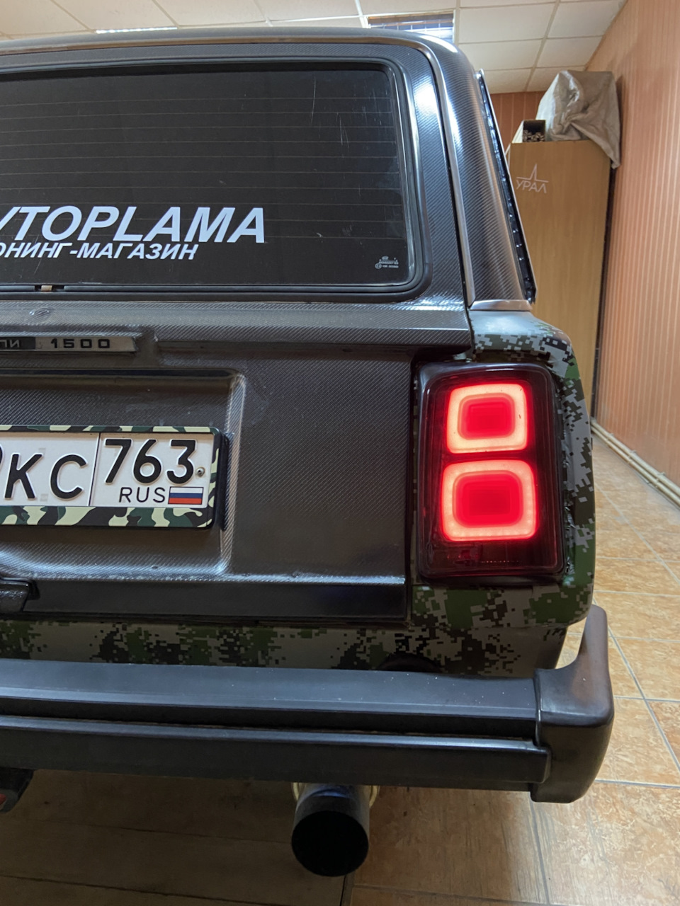 Задние Led фонари на ваз 2104! — Lada 21047, 1,7 л, 2003 года ...