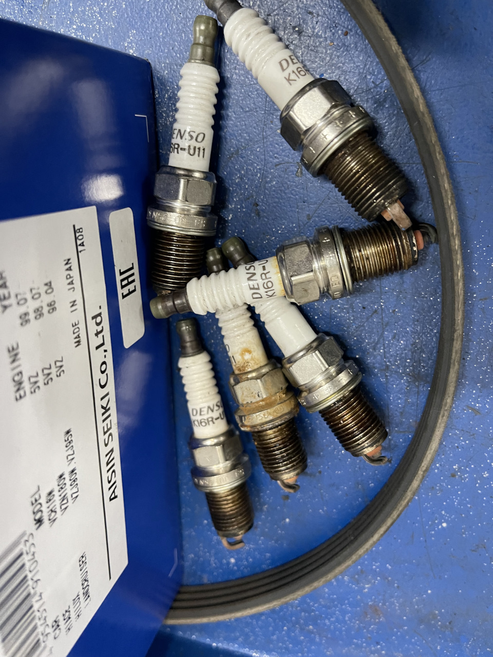 Фото в бортжурнале Toyota Land Cruiser Prado 120-series. Запчасти на фото: K16RU