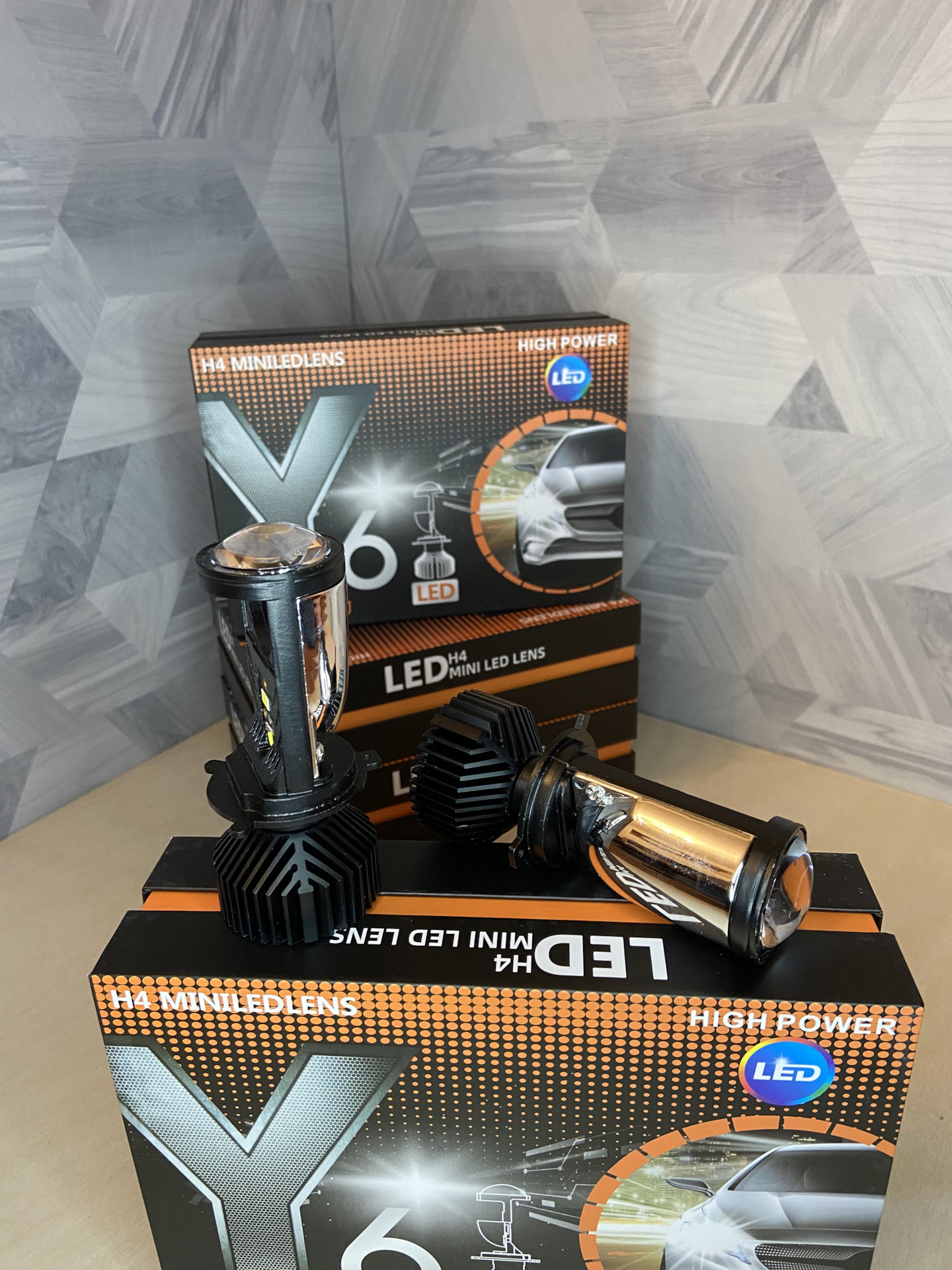 Мини Би лед линзы в штатные фары H4 — DRIVE2