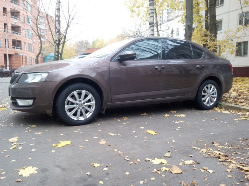 Колеса на зиму. Новые диски K&K КС737. Расход при обкатке резины ...